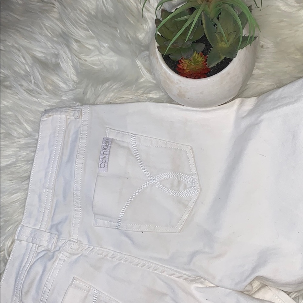 Calvin Klein wight Skinny crop jeans